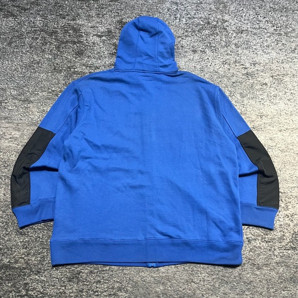 Ecko Unltd Zip Up Hoodie Mens XXL Blue Black Vintage Y2K 2000s Grunge Skater - Picture 6 of 11
